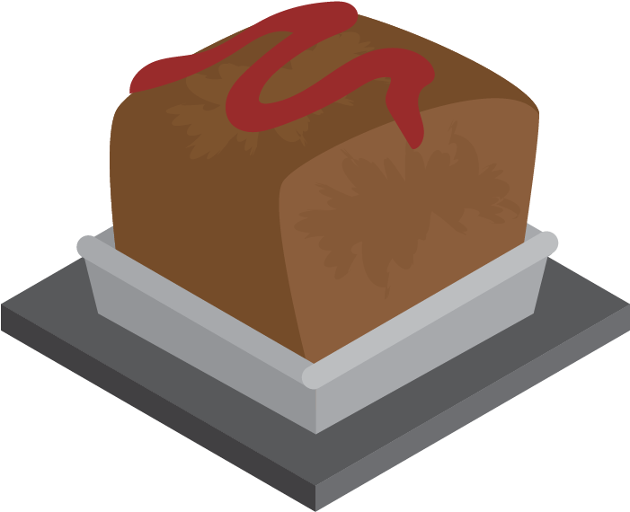 Almighty Meatloaf - Cake Clipart (864x864), Png Download