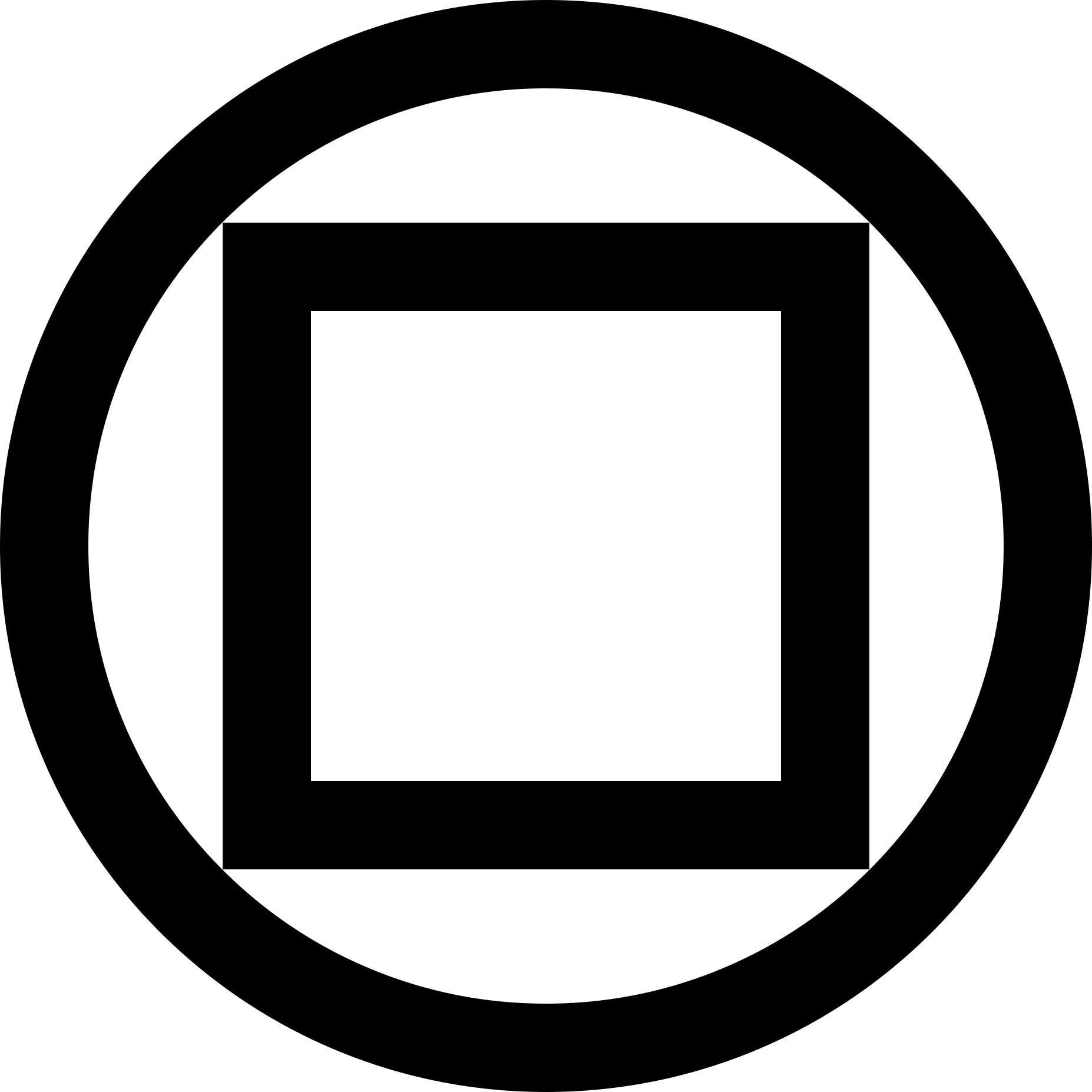 Neon Hexagon Black Round Freetoedit Circle Geometric Clipart (1024x1060), Png Download