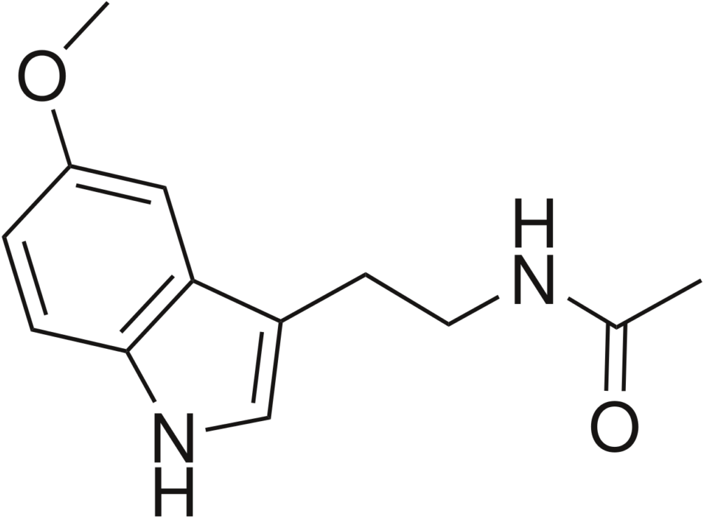Melatonin Is A Multitasking Hormone Produced By The - 5 Meo Mipt Structure Clipart (1024x758), Png Download