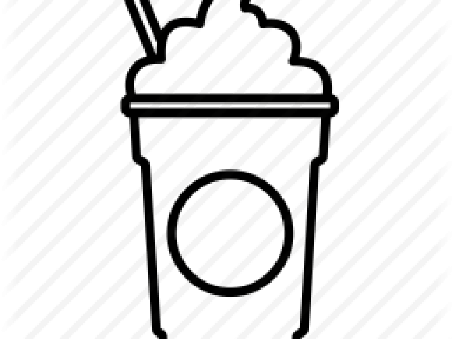 Starbucks Clipart Frapp - Starbucks Outline - Png Download (640x480), Png Download