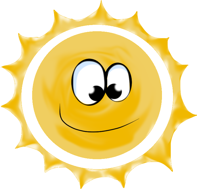 Creative Commons Vector Freeuse Library Sun Clipart (685x658), Png Download