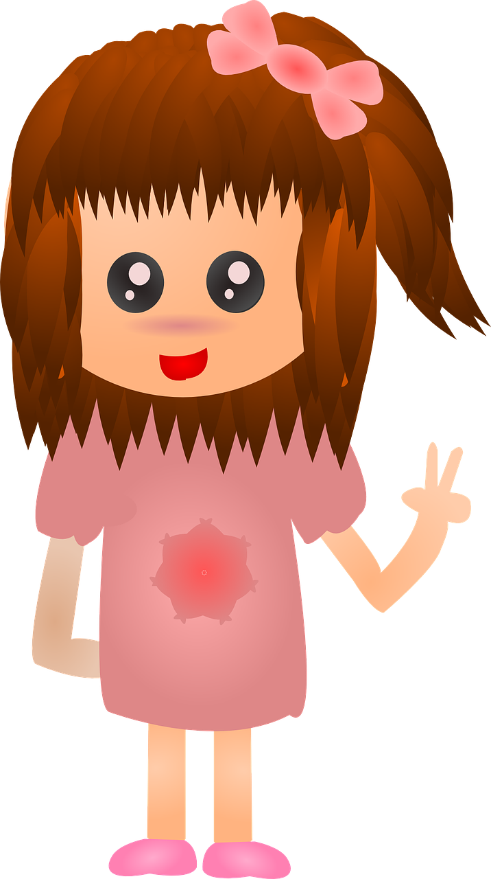 Anime Girl Female - Animasi Anak Perempuan Lucu Clipart (716x1280), Png Download