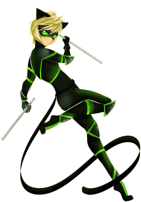 Free Png Download Chat Noir By Valenblack22 - Miraculous Chat Noir Oc Clipart (481x687), Png Download