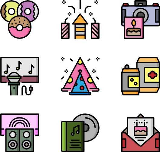 Birthday Party Clipart (600x564), Png Download