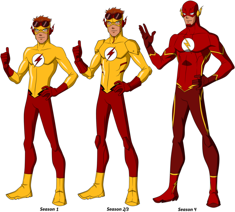 Kid Flash Png Image Clipart (774x699), Png Download