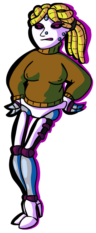 Modest-bot - Cartoon Clipart (400x800), Png Download