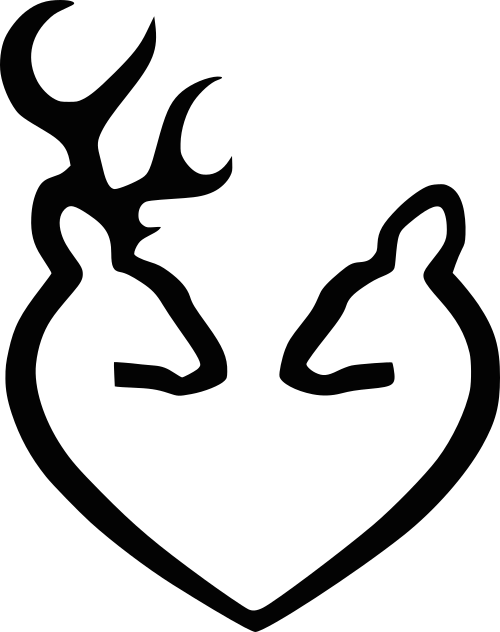 His And Her Deer Clipart (500x632), Png Download