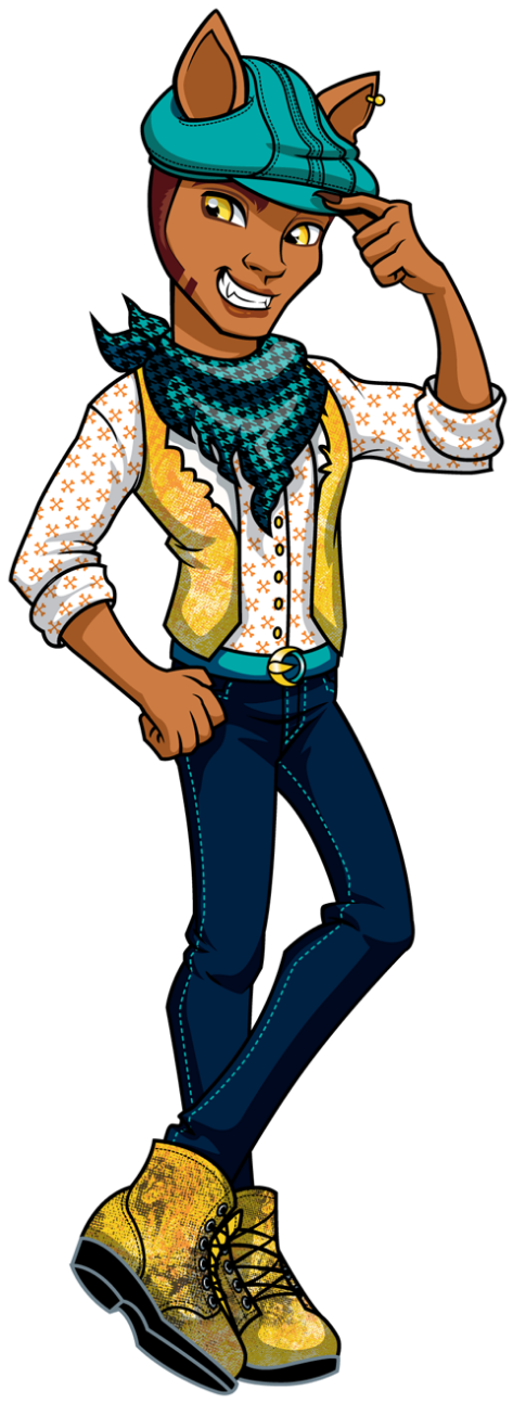 Werebeasts Are A Type Of Monster Present In The Monster - Monster High Draculaura Ve Clawd Clipart (492x1310), Png Download