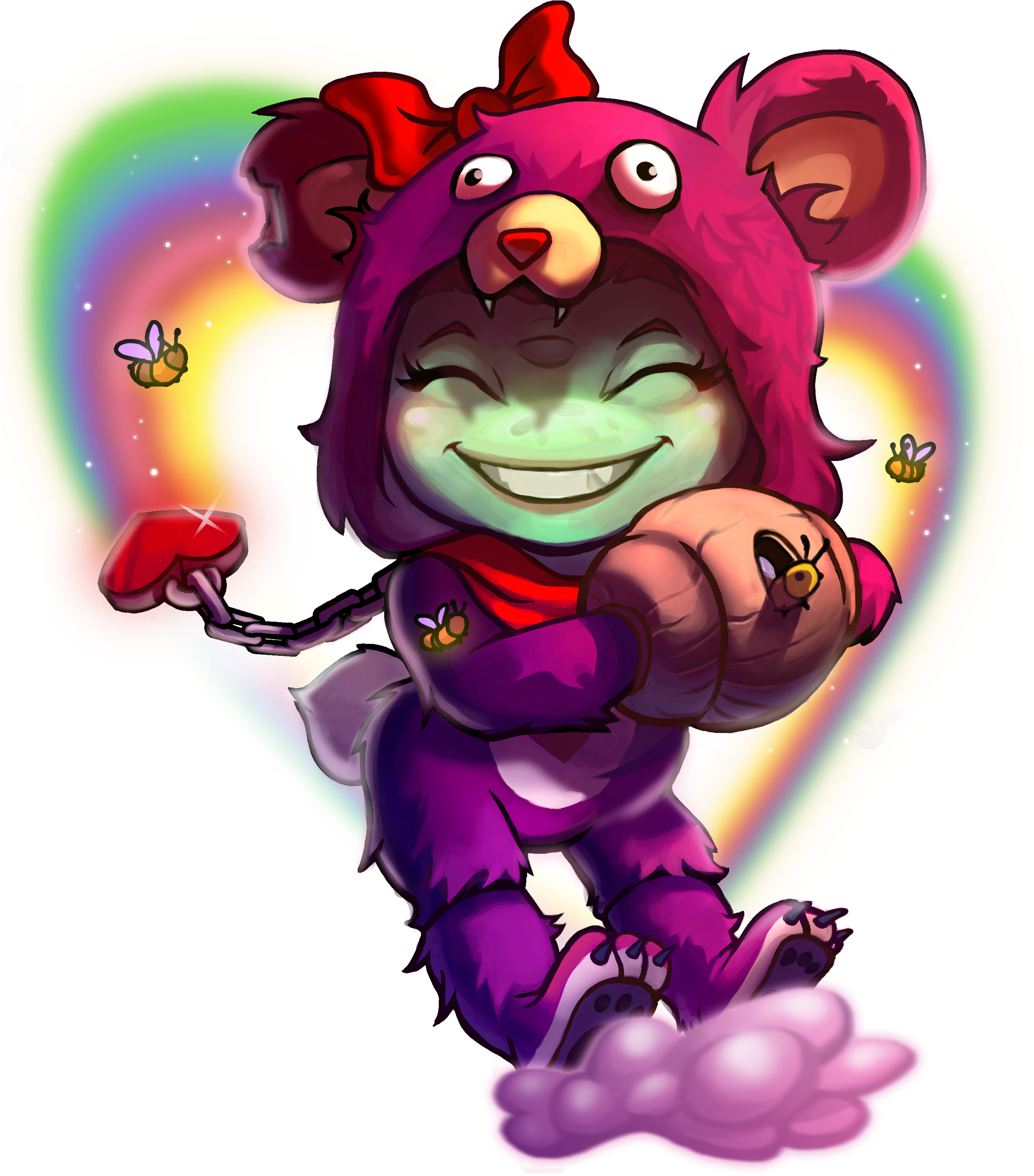 Image - Ayla Awesomenauts Clipart (2472x3508), Png Download