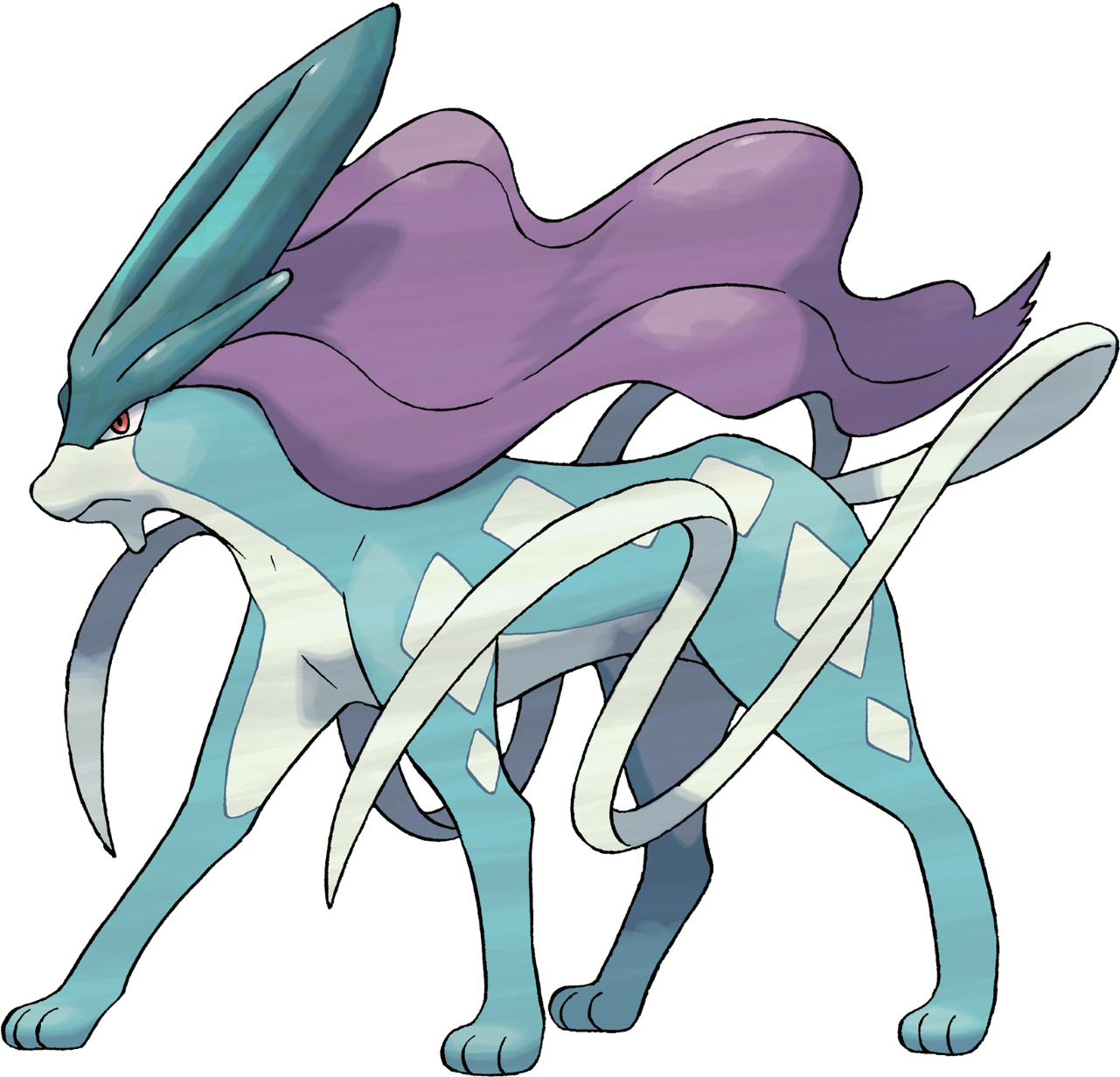 Suicune - Pokemon Suicune Clipart (1280x1280), Png Download