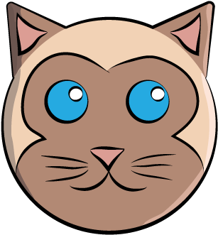 Cat Yawns Clipart (792x612), Png Download