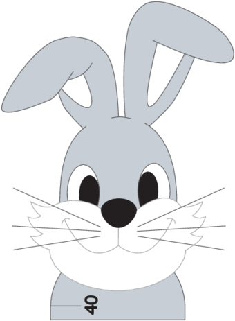 Get It Now - Domestic Rabbit Clipart (500x707), Png Download
