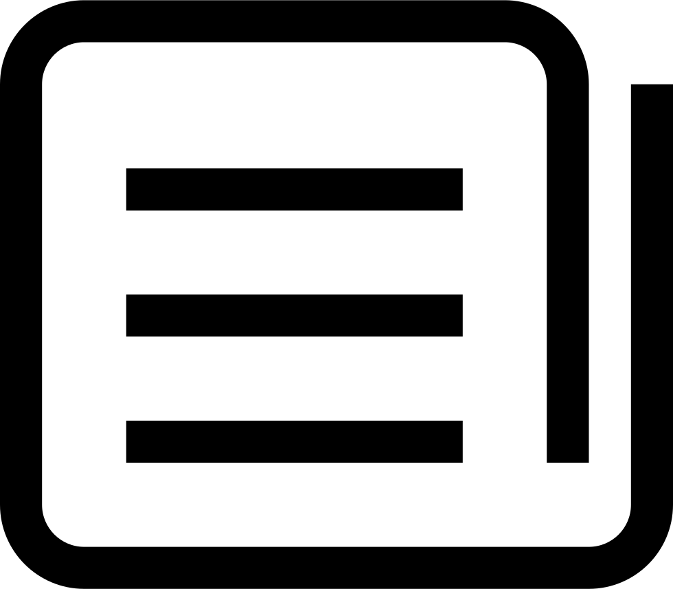 Png File - Headlines Icon Png Clipart (980x858), Png Download