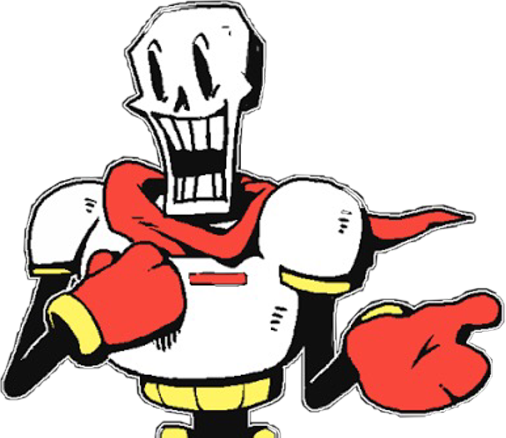 Papyrus Sticker - Bonetrousle Papyrus Clipart (1024x886), Png Download