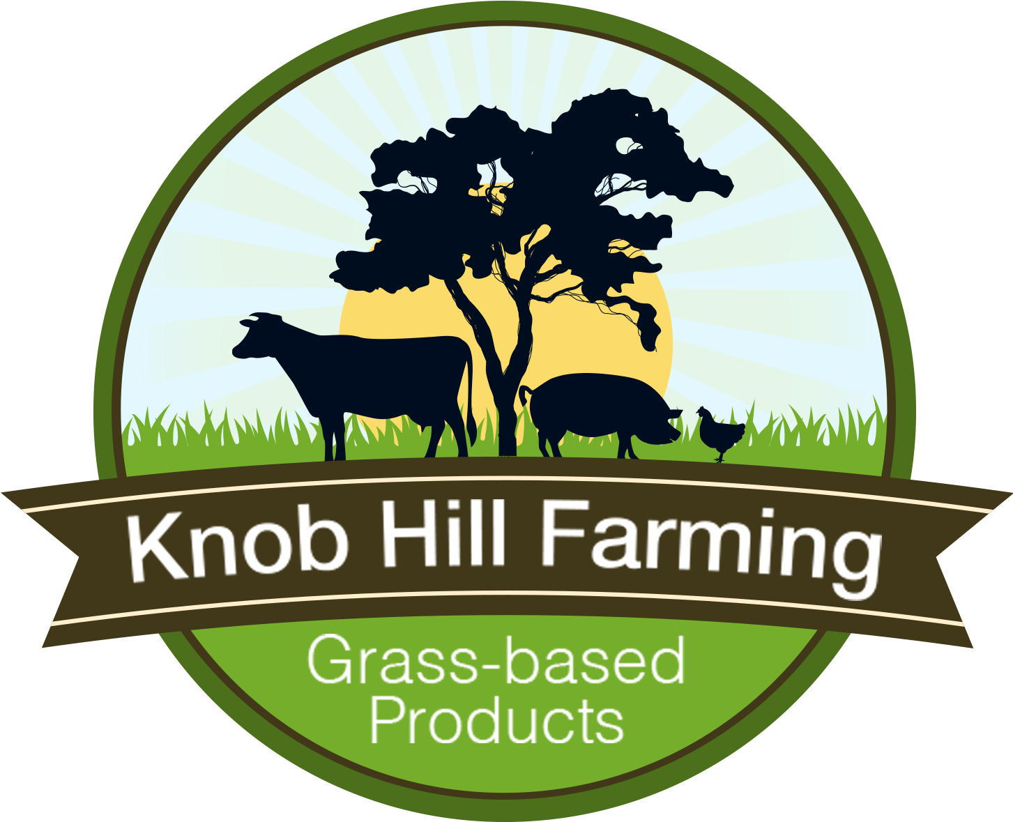 Knob Hill Farming - Silhouette Clipart (1500x1500), Png Download