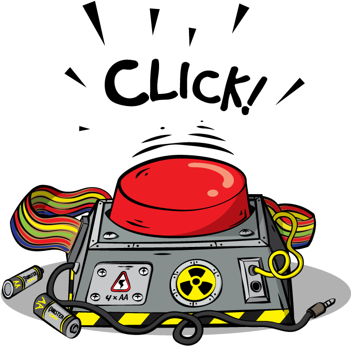 Danger And Uncertainty Await You Inside, But One Thing Clipart (800x713), Png Download