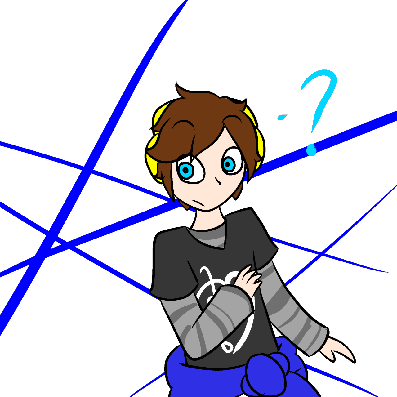 Turning, Staff Was Caught Off Guard As Another Human Cartoon Clipart