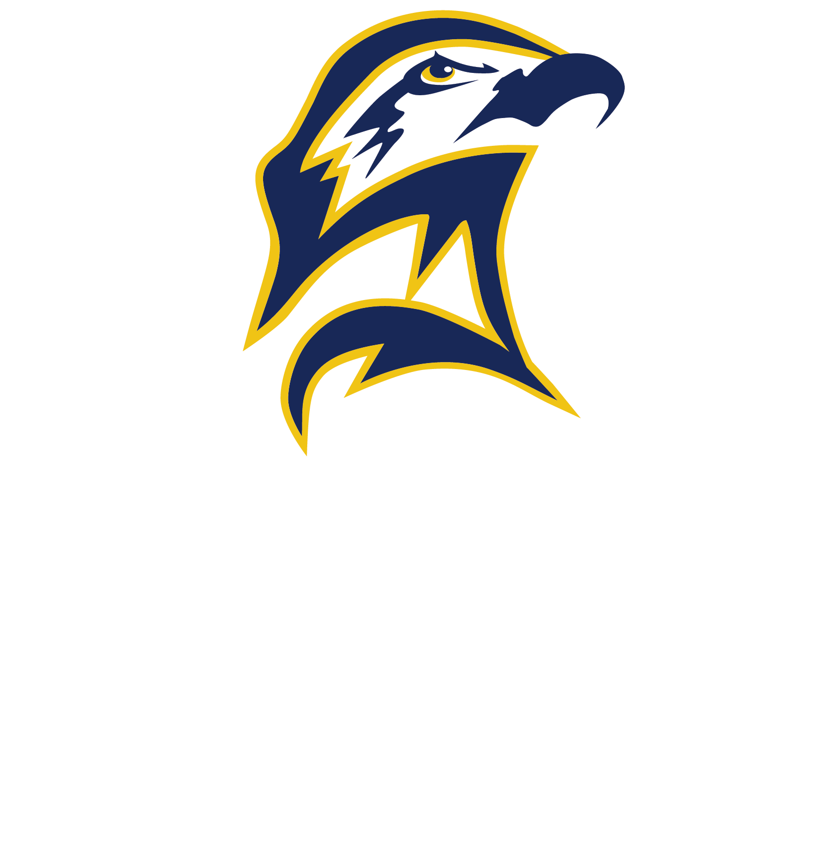Full Color White Text - St Mary's Seahawks Clipart (1656x1736), Png Download