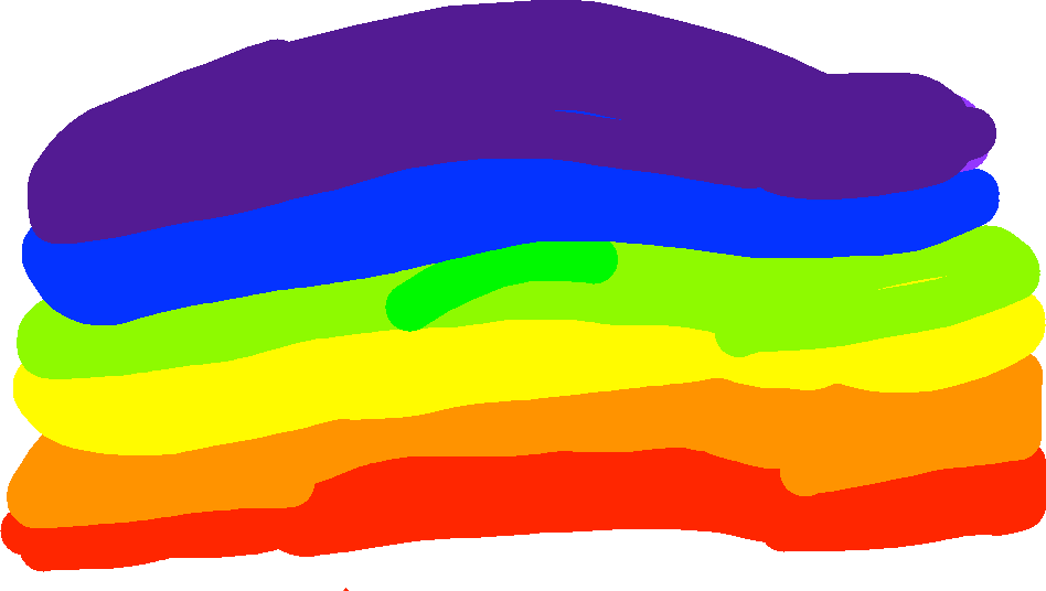 Rainbow Trails Clipart (948x536), Png Download