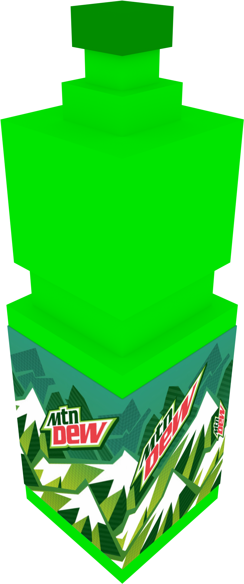 Mountain Dew Bottle Transparent Background Download Clipart (829x1981), Png Download