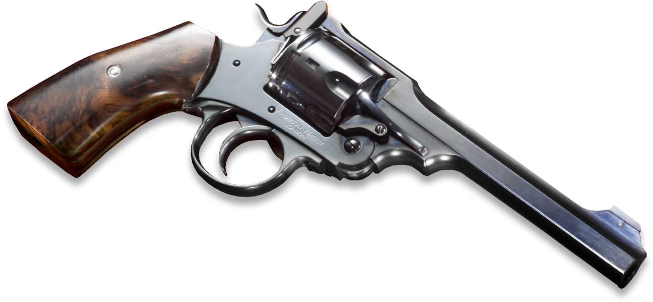 Revolver Png - Anderson Wheeler Mk7 Clipart (1680x756), Png Download