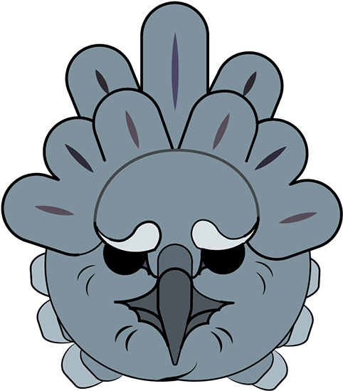 Graphic Bird Heads - Cartoon Clipart (600x621), Png Download