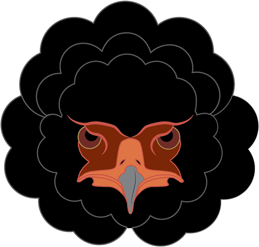 Graphic Bird Heads - Illustration Clipart (600x593), Png Download