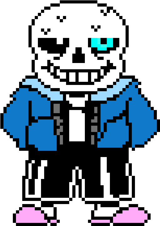 Genocide Sans - Undertale Sans Pixel Art Clipart (810x760), Png Download