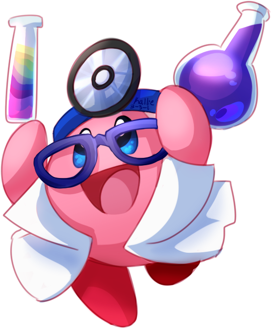 Kirby Clipart Sega - Doctor Kirby Planet Robobot - Png Download (616x713), Png Download