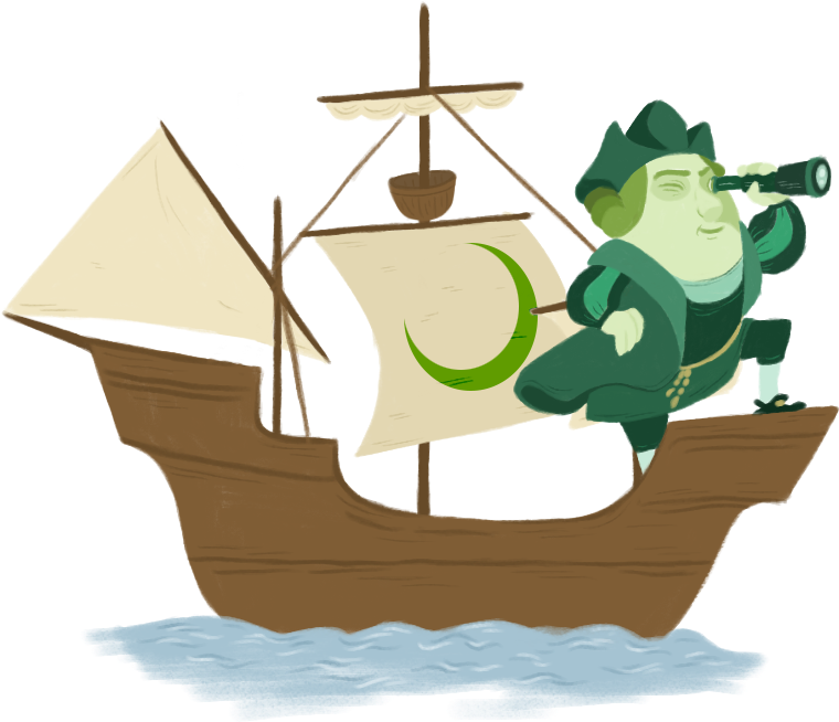 The Travels Of "christophe Côlon" - Sail Clipart (824x717), Png Download