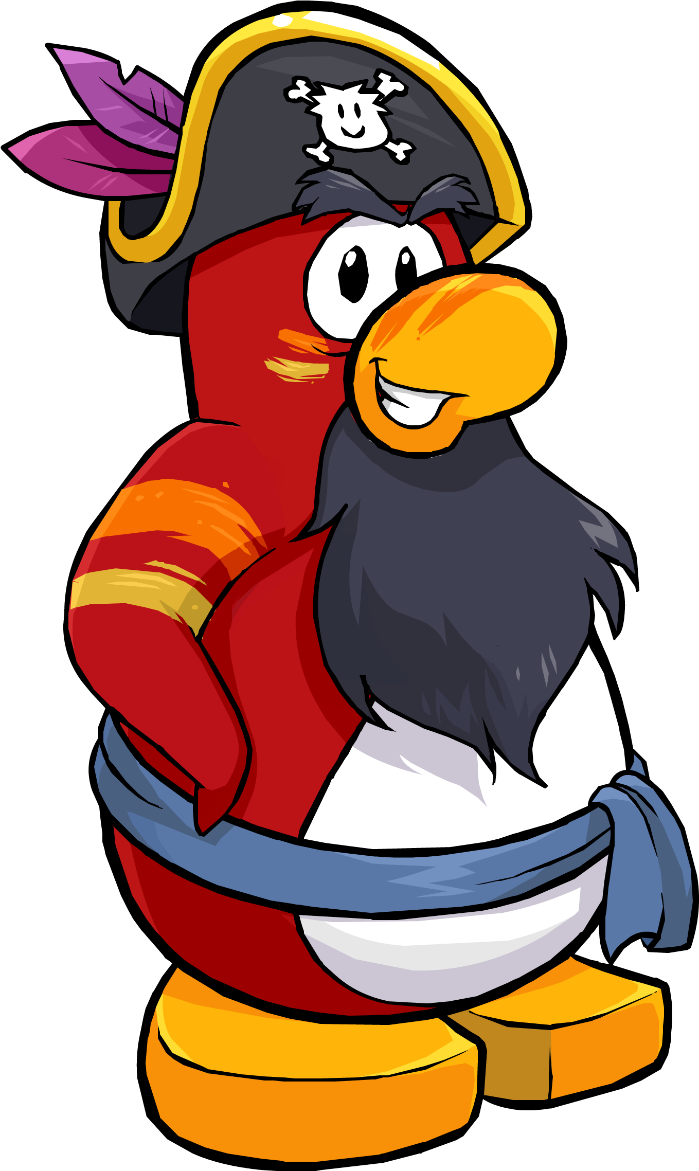 Santa Hat Clipart Club Penguin - Disney Canada Inc. - Png Download (1420x2346), Png Download