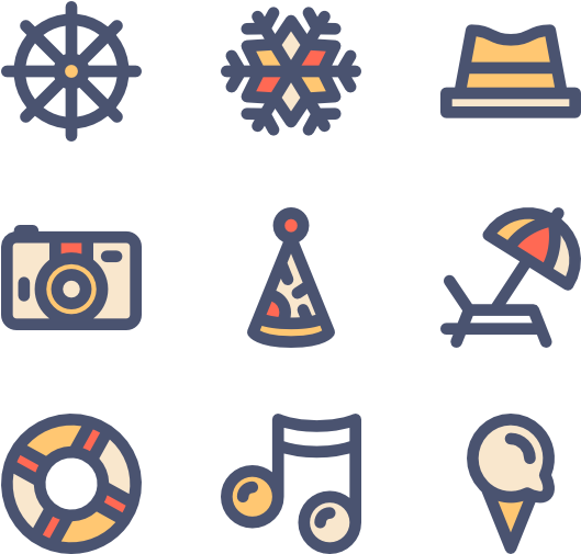 Holiday - Icon Summer Holiday Transparent Clipart (600x564), Png Download