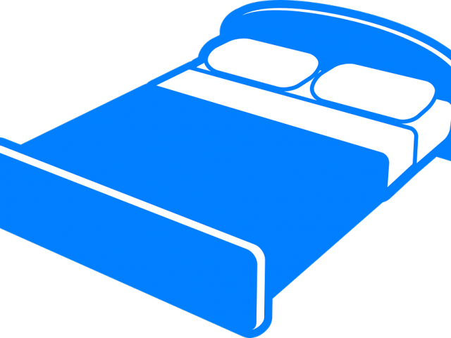 Bedroom Clipart Neat - King Size Bed Clipart - Png Download (640x480), Png Download