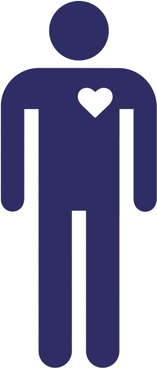 Heart Disease Warning Signs For Men - Black Crime Rates 2017 Clipart (413x801), Png Download