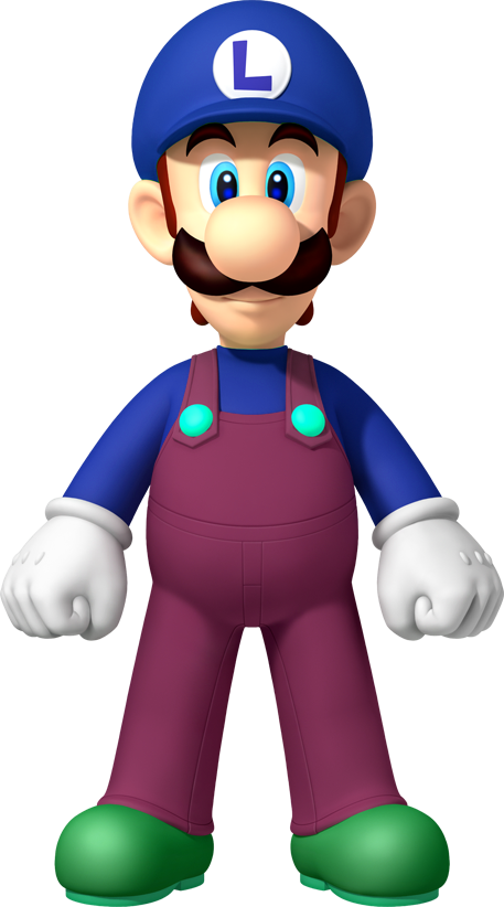 Luigi - Super Mario Bros Luigi Clipart (457x822), Png Download