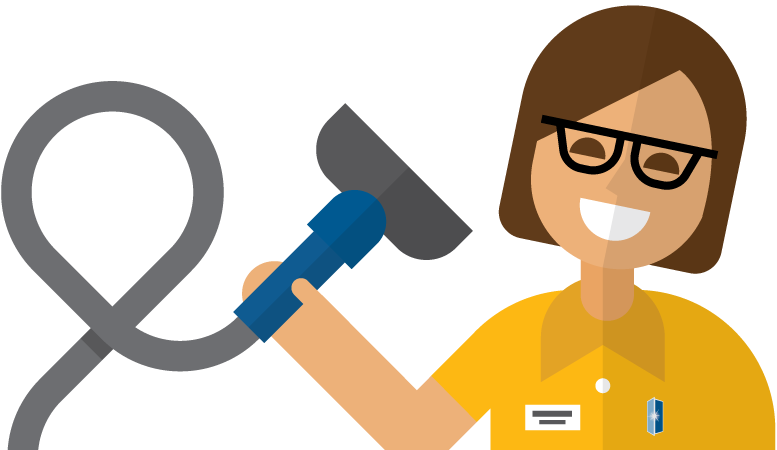 Housekeeping - Cartoon Clipart (777x450), Png Download