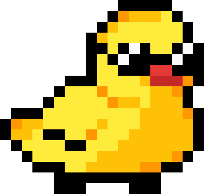 Download Rubber Ducky Sunglasses Coffee Mug Pixel Art Clipart