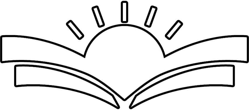 White Sunshine - Line Art Clipart (853x378), Png Download