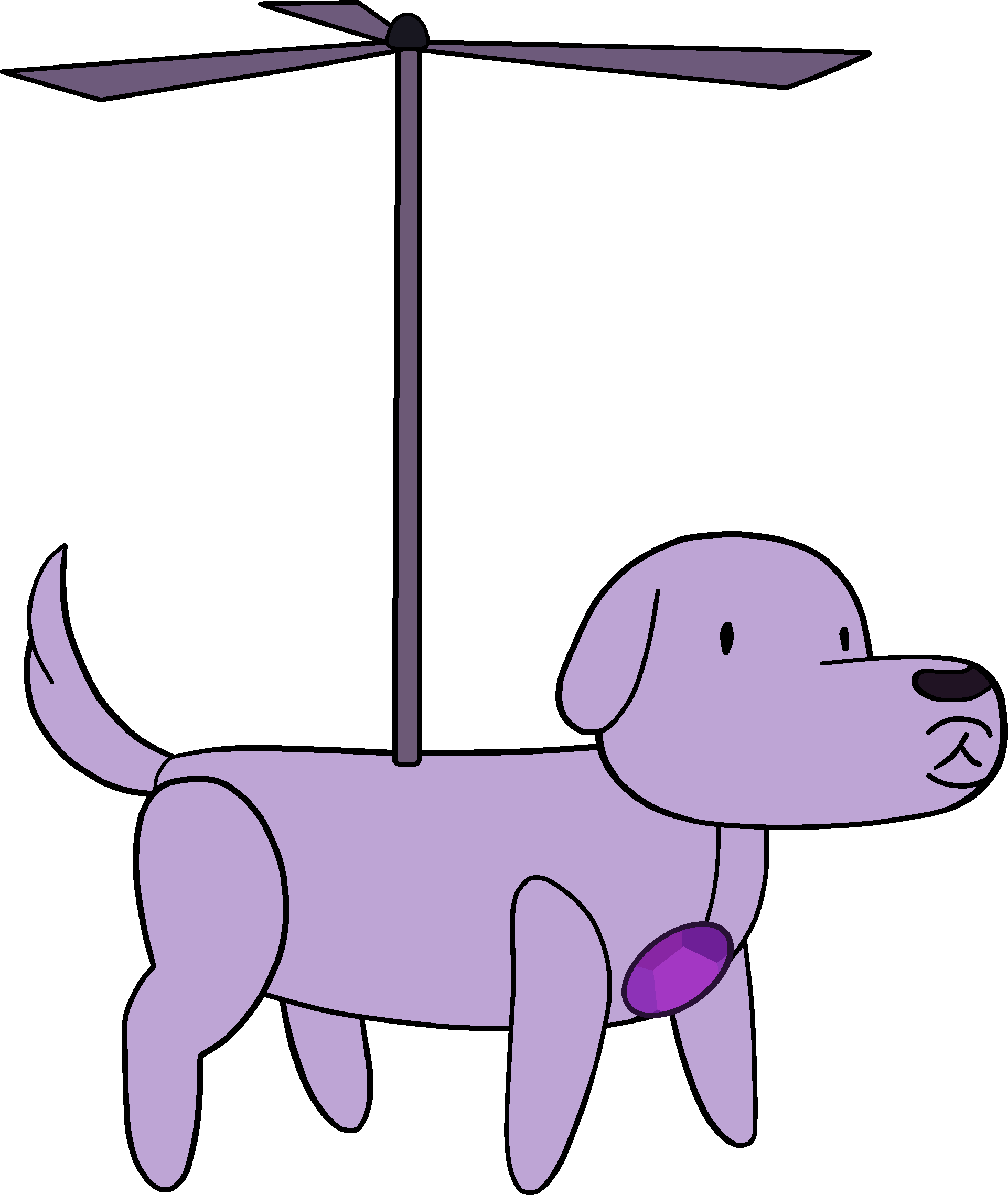 Doesn't Even Matter, They Can ******* Fly - Steven Universe Amethyst Transforms Clipart (1922x2279), Png Download