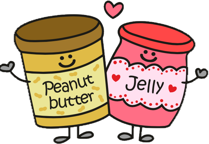 Peanut Butter Jelly Clipart - Png Download (693x480), Png Download