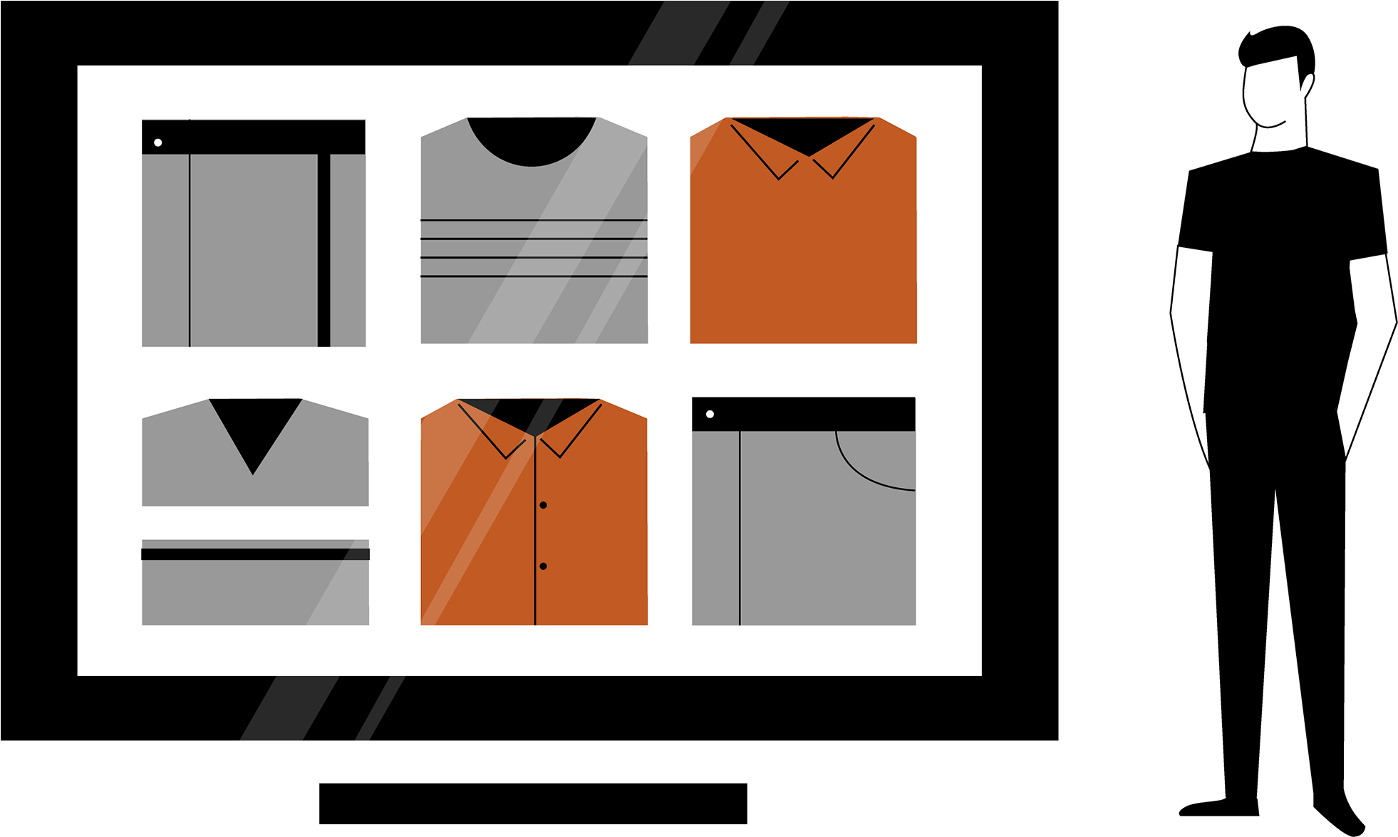Pick A Style - Illustration Clipart (1961x1880), Png Download