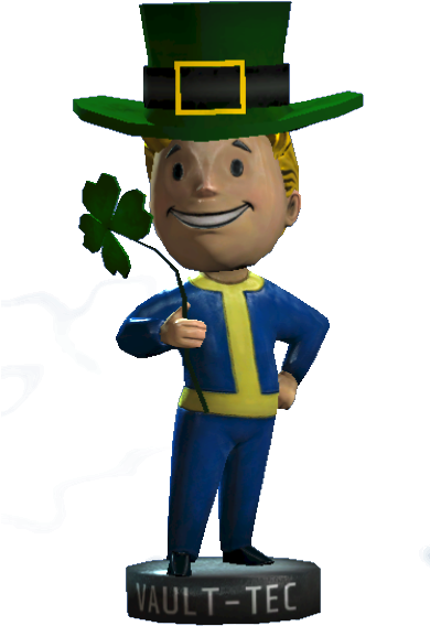 Luck Bobblehead - Cartoon Clipart (652x642), Png Download