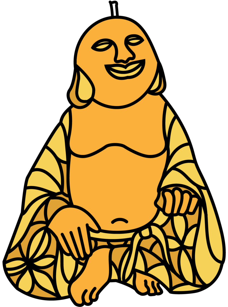 Happy Buddha Clipart (1060x1297), Png Download