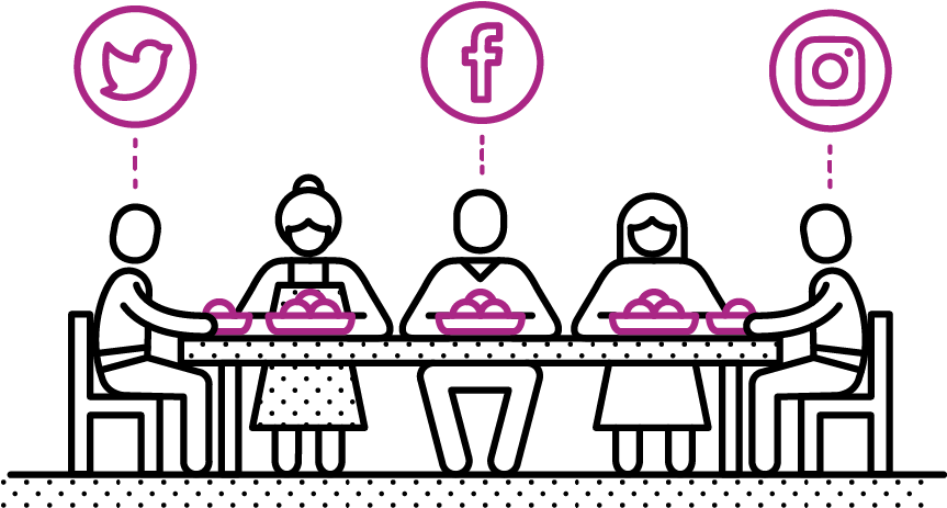 Organize A Meal, Become Part Of Our Community Clipart (938x522), Png Download