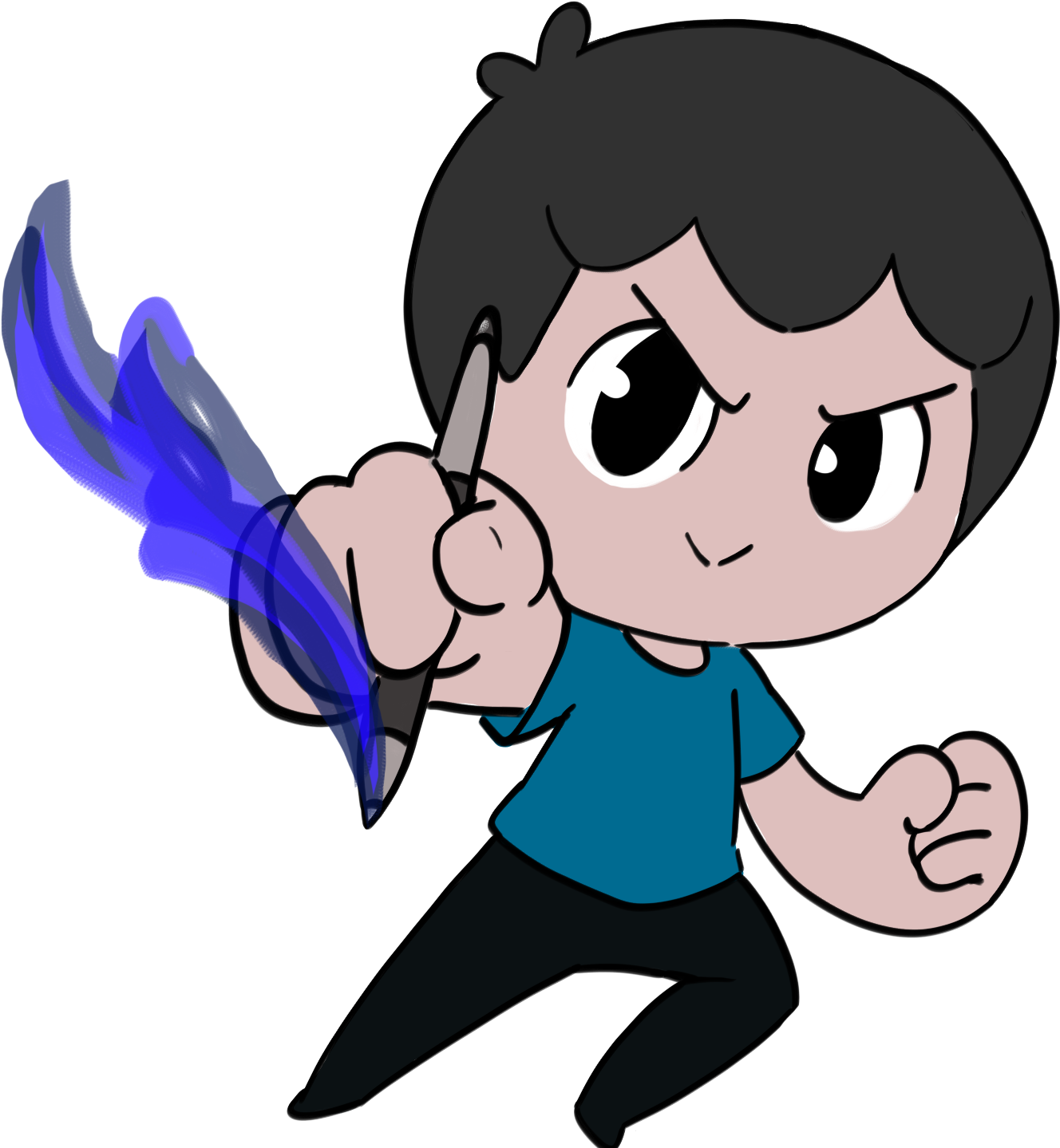Cristian Robles - Cartoon Clipart (2102x1469), Png Download