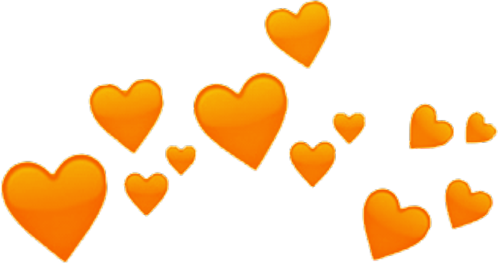 Coronadecorazones Sticker - Snapchat Heart Filter Png Clipart (1024x540), Png Download