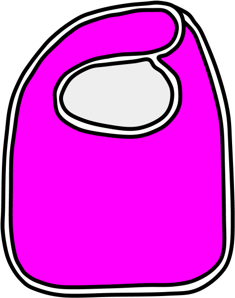 Bib, Violet, Png Bib, Pink Clipart (816x1056), Png Download