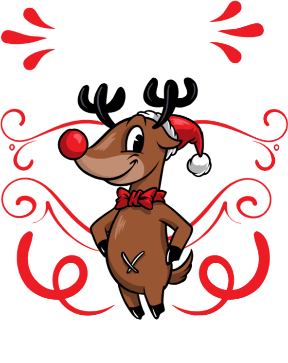 I'm A Reindeer - Cartoon Clipart (600x786), Png Download