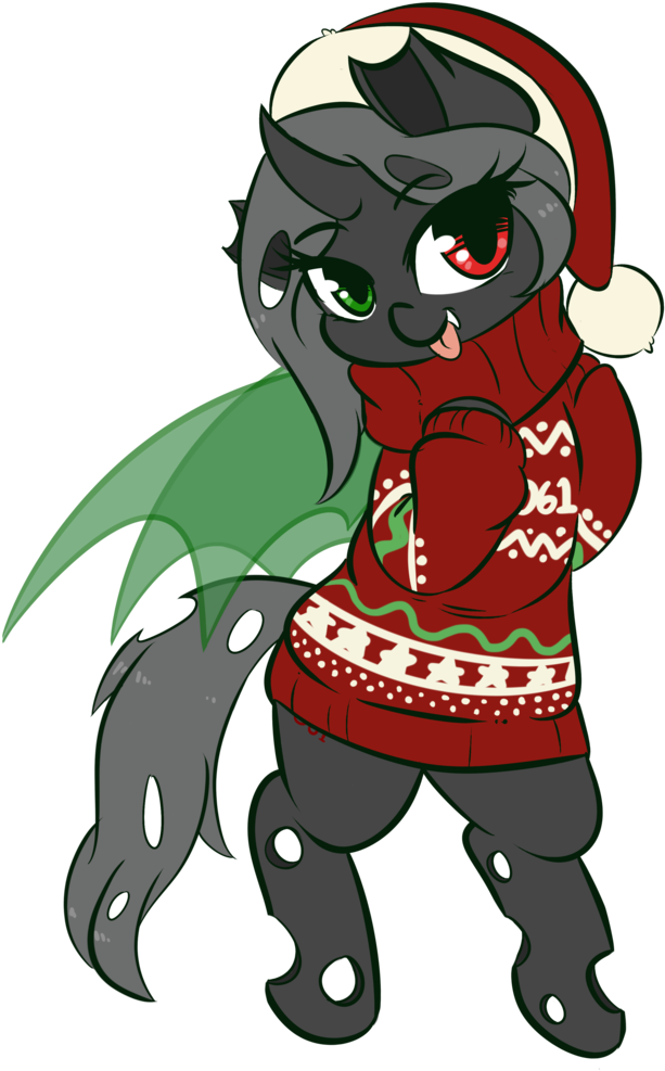 Drawn Santa Hat Invisible Background - Cartoon Clipart (788x1024), Png Download