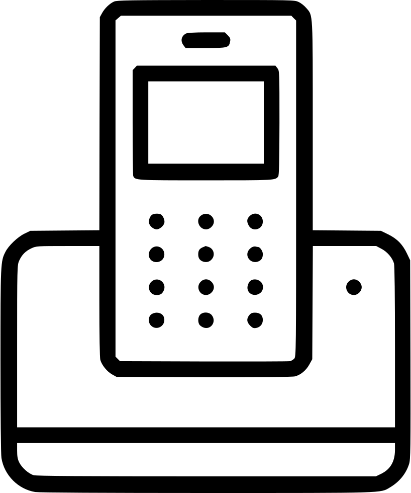 Phone Call Device Contact Communication Comments Clipart (818x980), Png Download